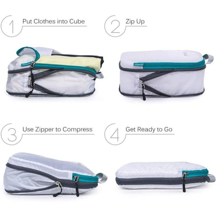 Eazy Kids Alameda Packing Cubes - Set Of 3 - Zrafh.com - Your Destination for Baby & Mother Needs in Saudi Arabia