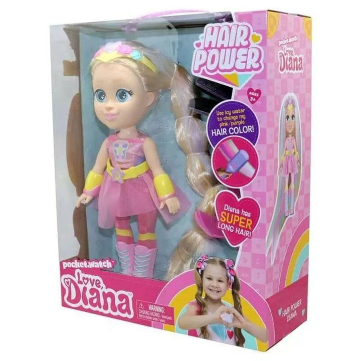 Headst Doll Love Diana HAIR POWER- 33 cm- multicolor - ZRAFH