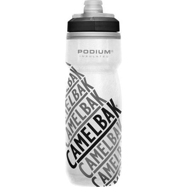 Camelbak sport bottle podium chill 21Oz race edition - black and white - ZRAFH