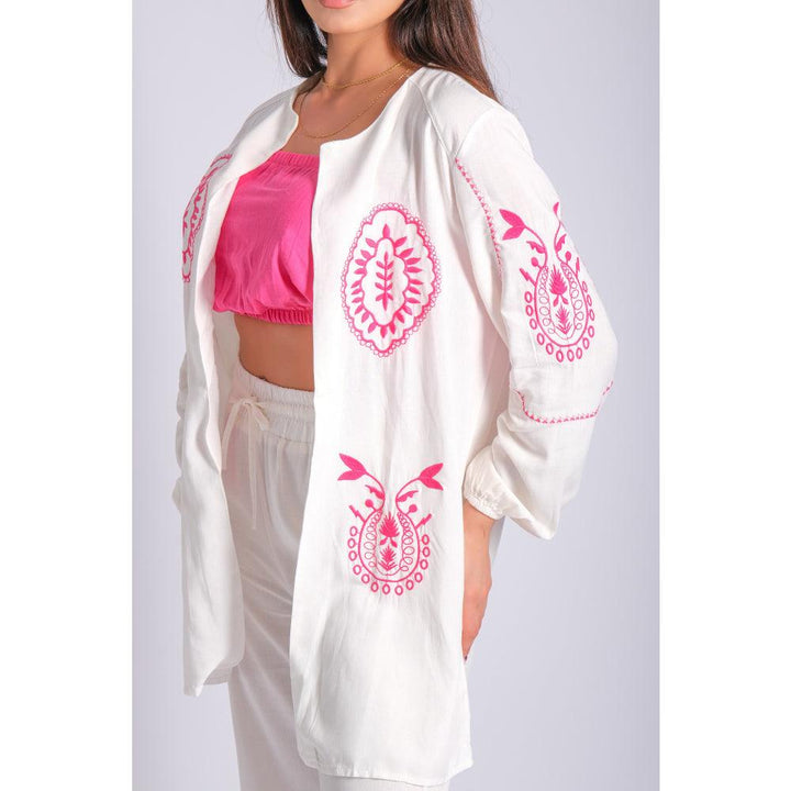 Londonella co-ord set - White - 100186 - Zrafh.com - Your Destination for Baby & Mother Needs in Saudi Arabia