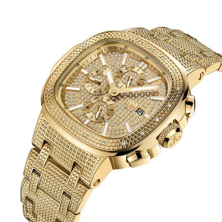 Jbw Heist Watch 0.20 Ctw Diamond - Stainless Steel - Men's Watch - Gold- J6380 - Zrafh.com - Your Destination for Baby & Mother Needs in Saudi Arabia