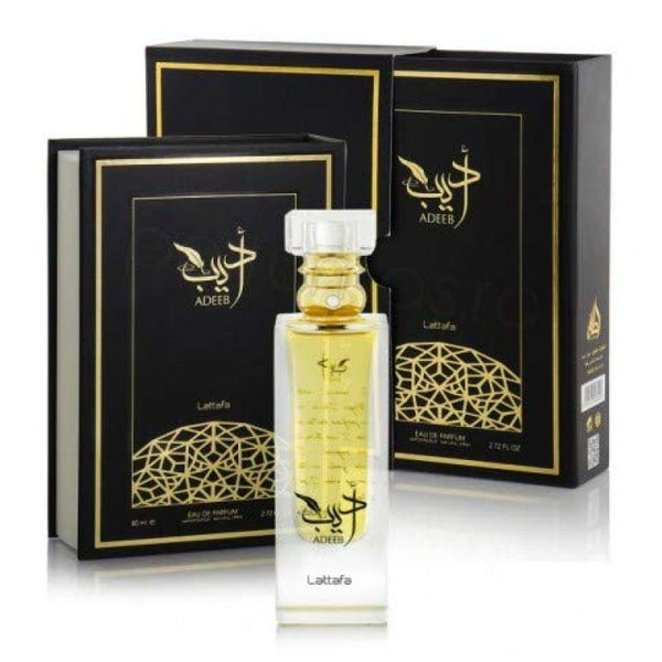 Lattafa Adeeb Unisex - Eau De Parfum - 80 ml - Zrafh.com - Your Destination for Baby & Mother Needs in Saudi Arabia