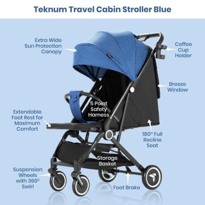 Teknum Travel Cabin Lite Stroller - Zrafh.com - Your Destination for Baby & Mother Needs in Saudi Arabia