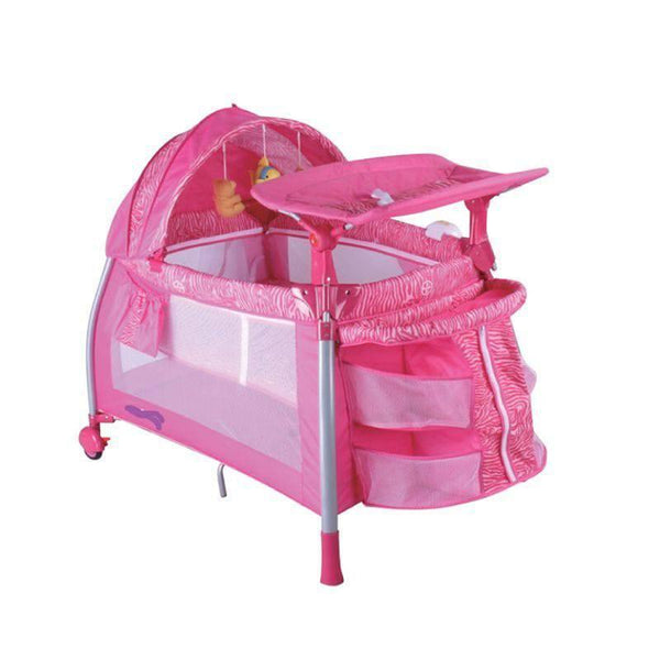 Baby Playpen For 2 With Mosquito Net From Baby Love - 27-992Gt - ZRAFH