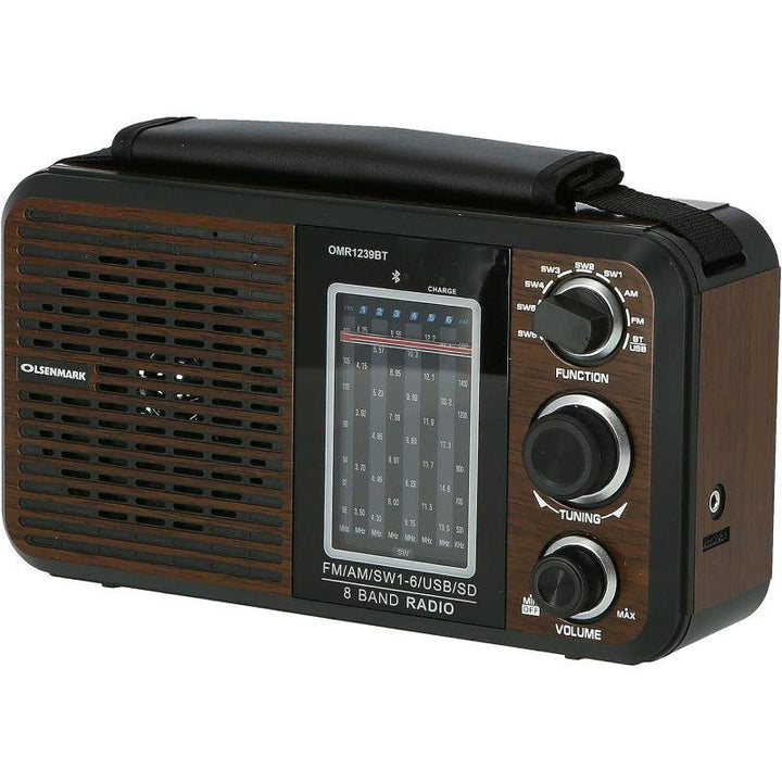 Olsenmark Rechargeable Radio With Mp3 - Omr1239 - Zrafh.com - Your Destination for Baby & Mother Needs in Saudi Arabia