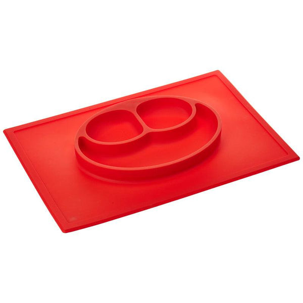 Eazy Kids Silicone Kids Plate - Square - Zrafh.com - Your Destination for Baby & Mother Needs in Saudi Arabia