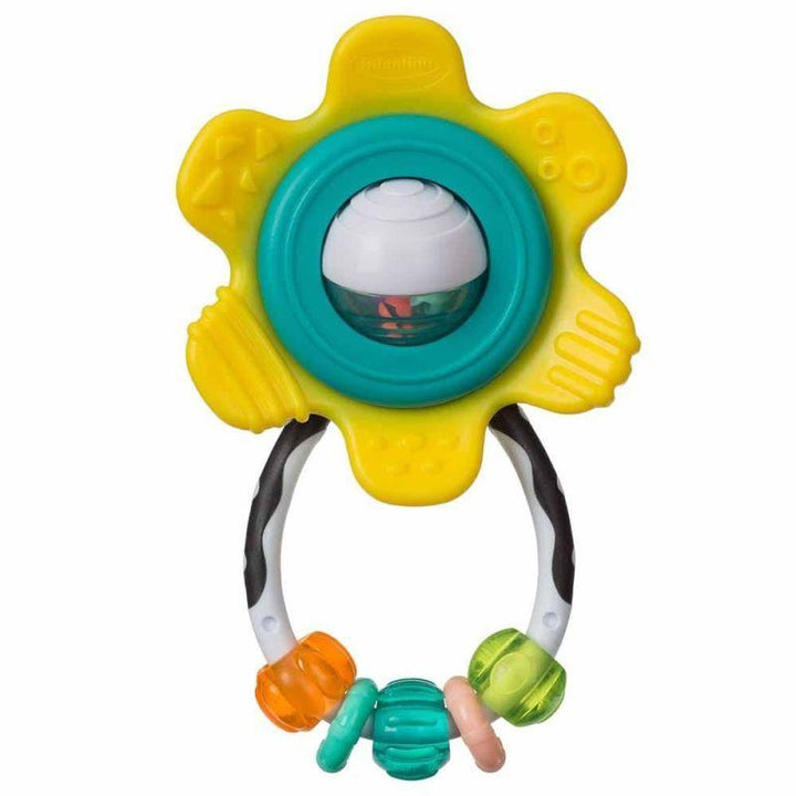 Infantino Spin & Rattle Realistic Look Soothing Baby Teether Bpa Free - Zrafh.com - Your Destination for Baby & Mother Needs in Saudi Arabia