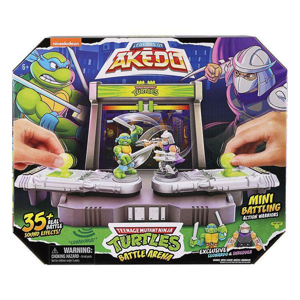 Akedo Teenage Mutant Ninja Turtles Battle Arena Playset with Mini Figures - Zrafh.com - Your Destination for Baby & Mother Needs in Saudi Arabia