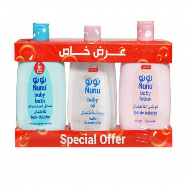 Nunu Lotion+Oil+Bath Foam - 300 Ml - ZRAFH