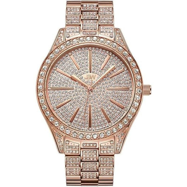 JBW Cristal 0.12 ctw Diamond 18k Rose Gold-Plated Stainless-Steel Women's Watch - J6346B - Zrafh.com - Your Destination for Baby & Mother Needs in Saudi Arabia