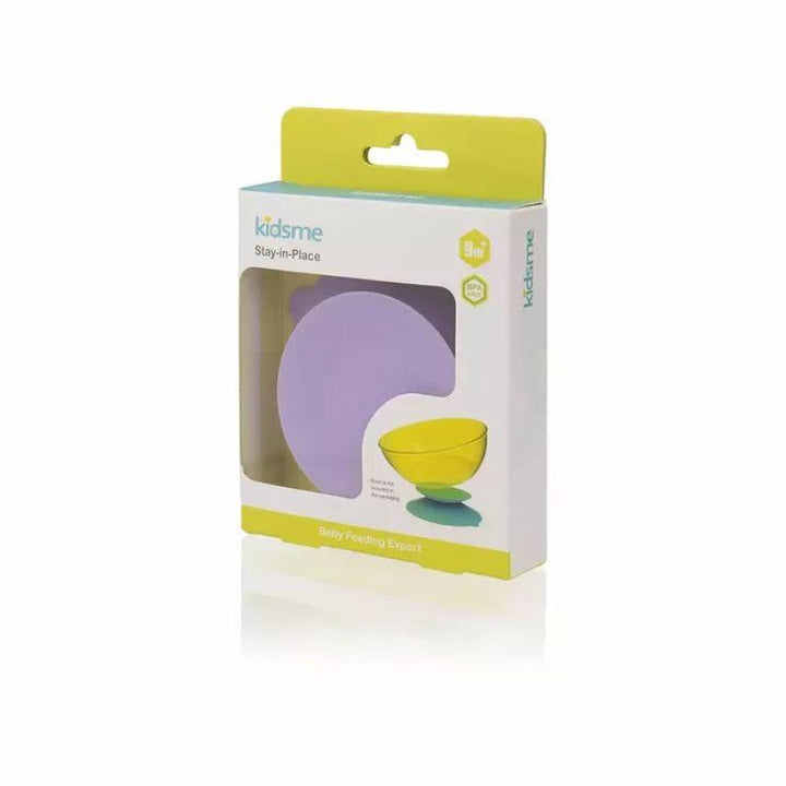 Kidsme Stay In Place Suction Placemat For Plates Dual Sided For Kids - 9+ Months - Zrafh.com - Your Destination for Baby & Mother Needs in Saudi Arabia