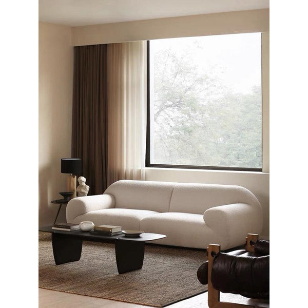 Bouclé 3-Seater Sofa in Elegant Beige By Alhome - 110111503 - Zrafh.com - Your Destination for Baby & Mother Needs in Saudi Arabia