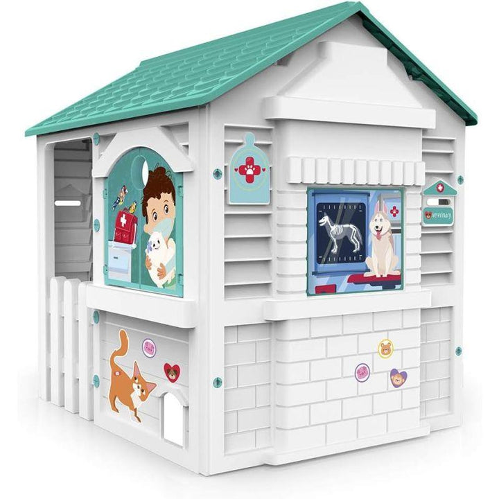 Educa Veterinary Center Playhouses For Kids - 85.0x20.7x105.8 cm - Green - 3+ Years - Zrafh.com - Your Destination for Baby & Mother Needs in Saudi Arabia
