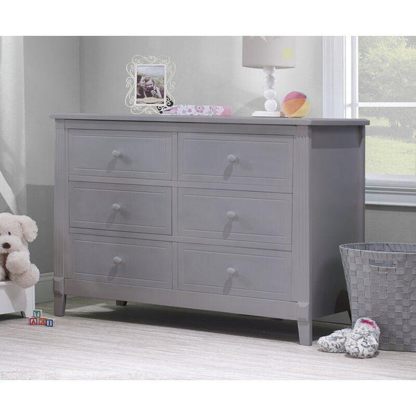 Kids Dresser: 120x48x85 Wood, Grey by Alhome - Zrafh.com - Your Destination for Baby & Mother Needs in Saudi Arabia