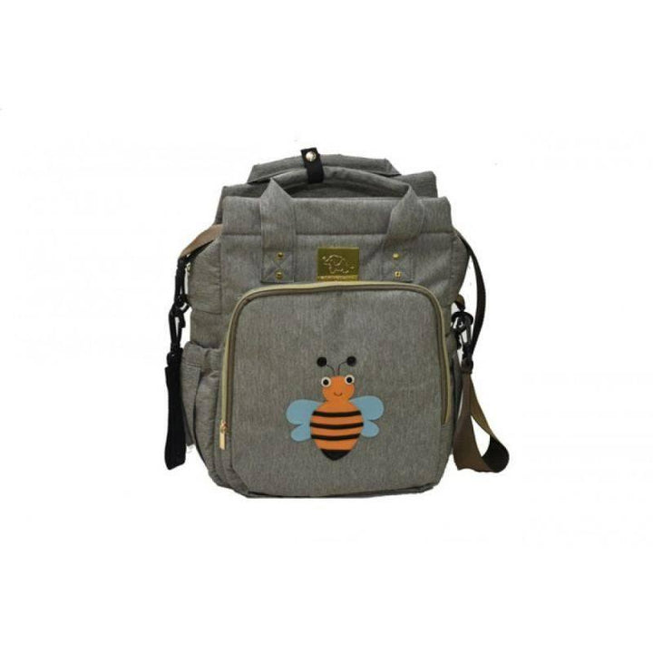 Elphybaby Carry All Nappy Bag bee shape - Grey - ZRAFH