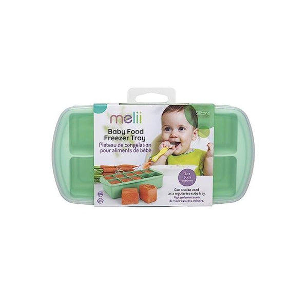 Melii - Silicone Baby Food Freezer Tray - 60 ml - Mint - ZRAFH