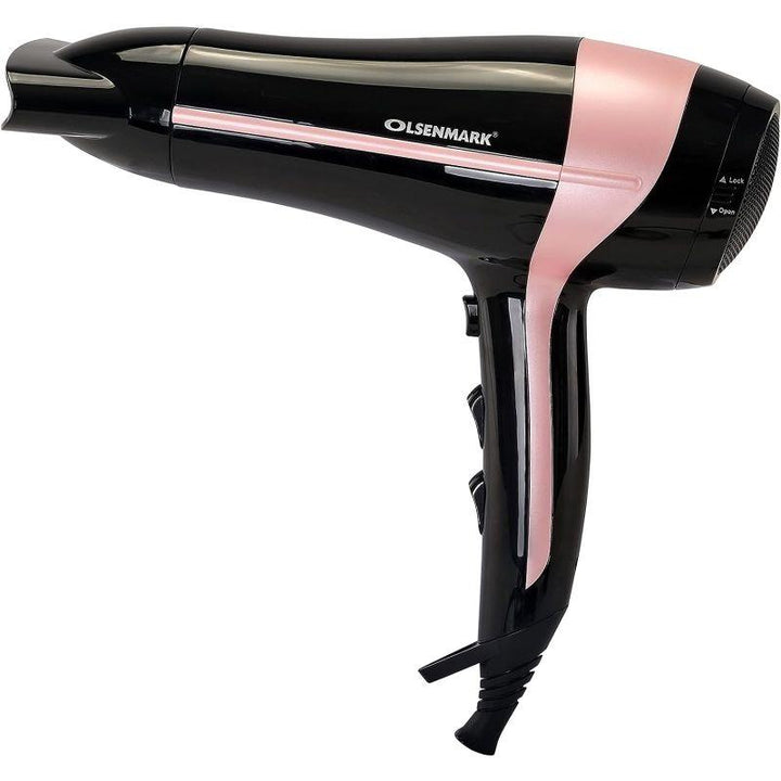 Olsenmark Hair Dryer with Concentrator - 2 Speed - 3 Temperatures - OMH3068 - Zrafh.com - Your Destination for Baby & Mother Needs in Saudi Arabia