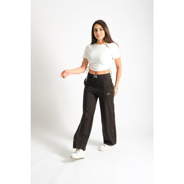 Londonella Women's Jogger Pants With Elasticated Waistband & Functional pockets - 100196 - Zrafh.com - Your Destination for Baby & Mother Needs in Saudi Arabia