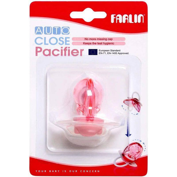 Farlin Auto-Close Pacifier - Red - ZRAFH