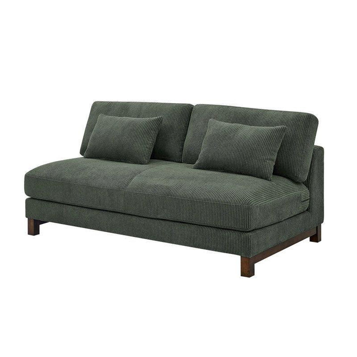 Modern Velvet 2 Seater Sofa - 200x85x85 cm - By Alhome - Zrafh.com - Your Destination for Baby & Mother Needs in Saudi Arabia