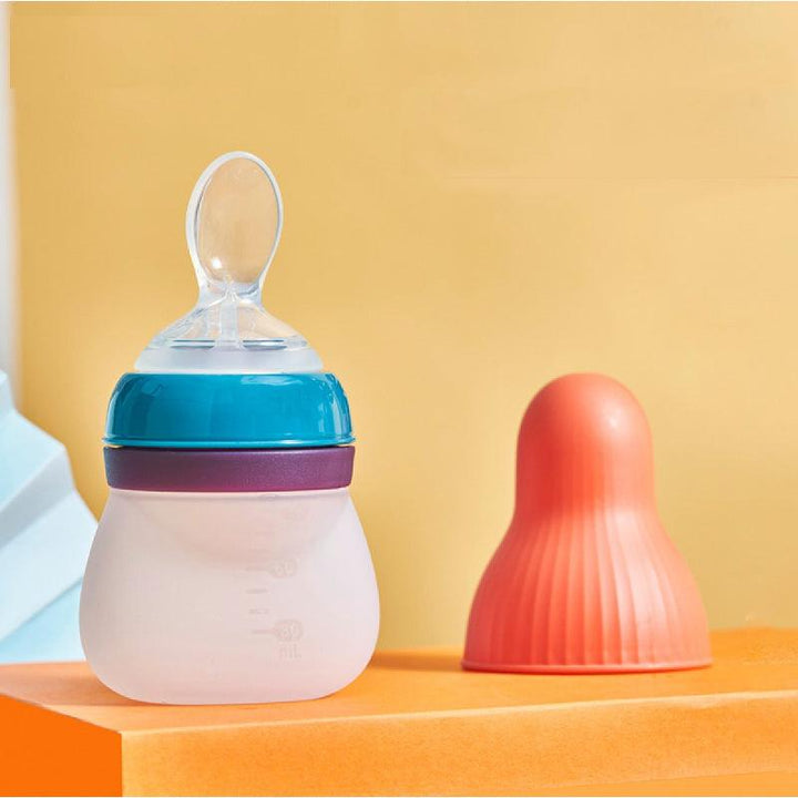 Amchi Baby Silicone Spoon Feeder - 0+ months - Zrafh.com - Your Destination for Baby & Mother Needs in Saudi Arabia