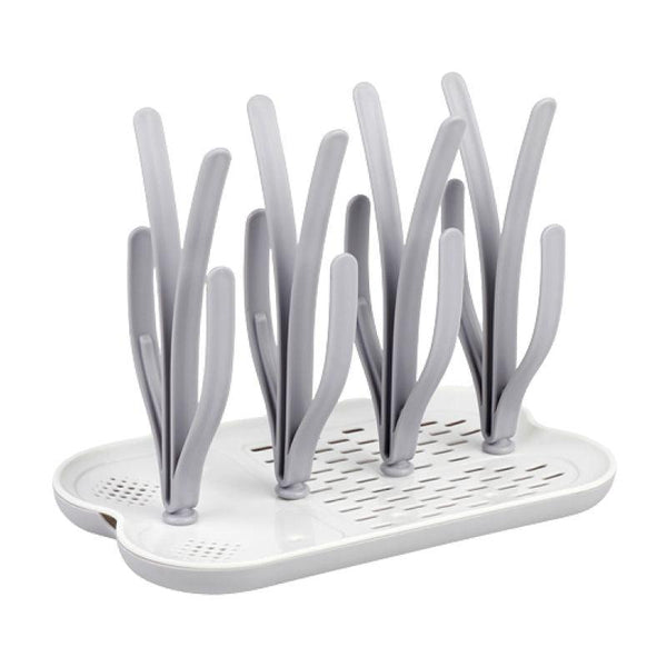 Eazy Kids Baby Bottle Drying Rack 16 peg - Grey - Zrafh.com - Your Destination for Baby & Mother Needs in Saudi Arabia
