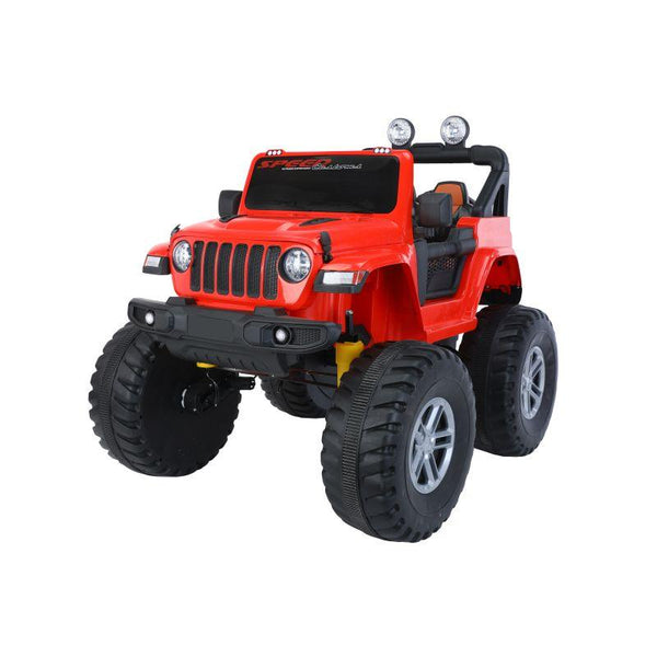 Amla Battery Car With Four Huge Wheels - Red - Zrafh.com - Your Destination for Baby & Mother Needs in Saudi Arabia