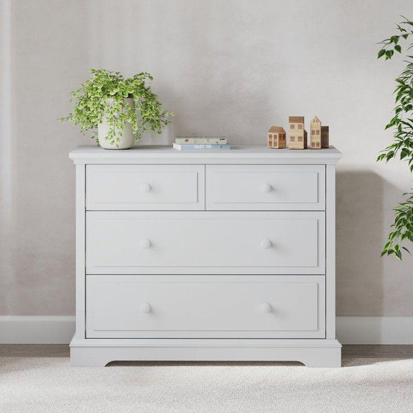 Kids Dresser: 105x44x83 Wood, White by Alhome - Zrafh.com - Your Destination for Baby & Mother Needs in Saudi Arabia