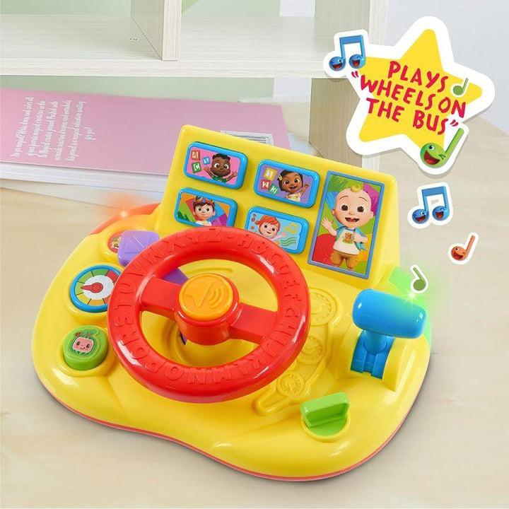 Justplay Cocomelon Learning Steering Wheel - Zrafh.com - Your Destination for Baby & Mother Needs in Saudi Arabia