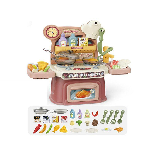 Family Center Kitchen Play Set with Light & Sound - 18-200324 - ZRAFH