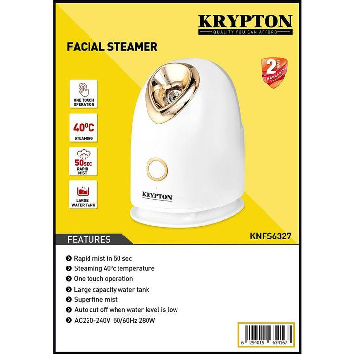 Krypton Facial Steamer With Large Capacity Water Tank - 280 w - KNFS6327 - Zrafh.com - Your Destination for Baby & Mother Needs in Saudi Arabia