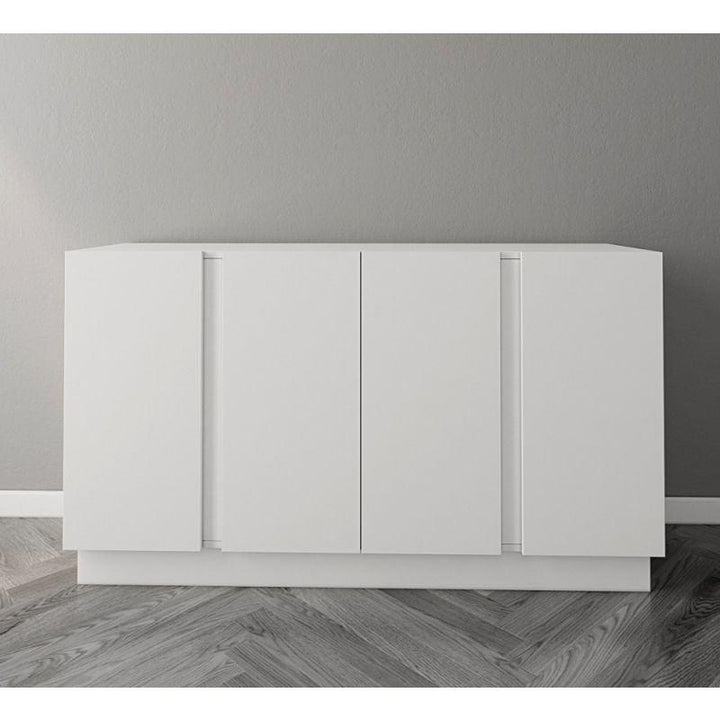 White Coffee Corner with Drawers By Alhome - Zrafh.com - Your Destination for Baby & Mother Needs in Saudi Arabia