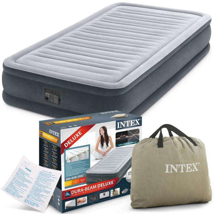 Intex Air Bed - Medium Height - White - INT67766 - Zrafh.com - Your Destination for Baby & Mother Needs in Saudi Arabia