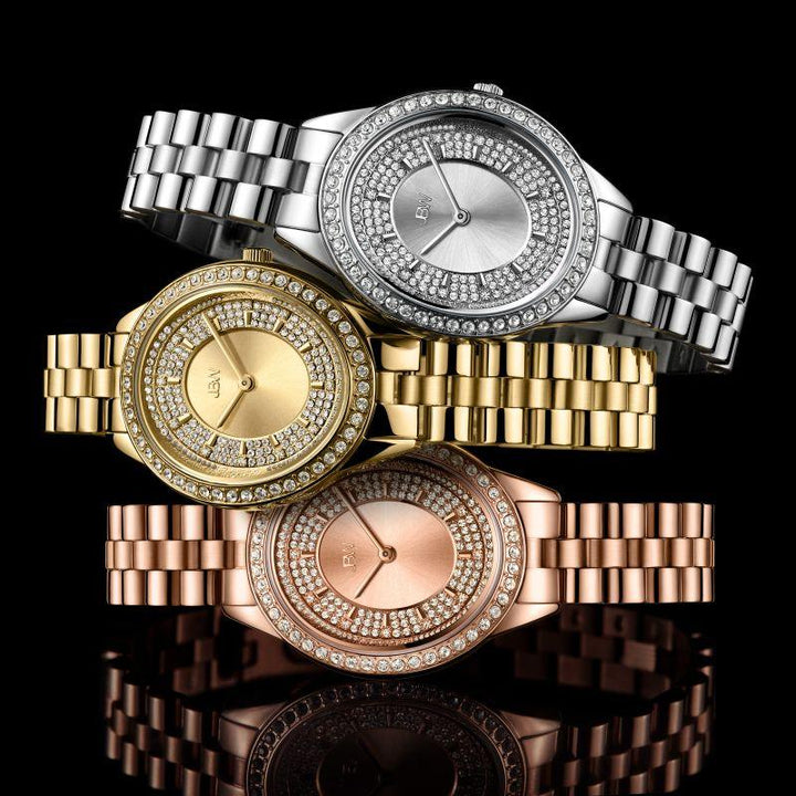 Jbw Women's Bellini Watch 0.12 Ctw Diamond - Stainless Steel - Ladies Watch - Silver - J6381 - Zrafh.com - Your Destination for Baby & Mother Needs in Saudi Arabia