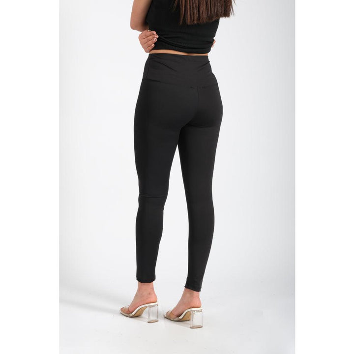 Londonella Tight leggings With Elasticated waist - Black - 100120 - Zrafh.com - Your Destination for Baby & Mother Needs in Saudi Arabia