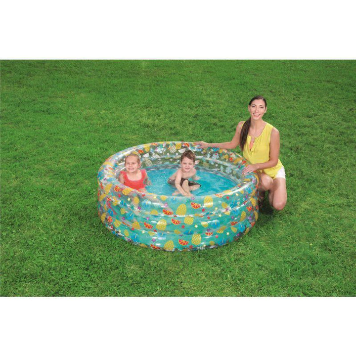 Inflatable Sea Life Pool 3 Layers - 150x53 cm Blue - 26-51045 - ZRAFH