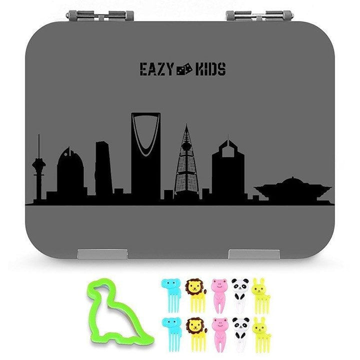 Eazy Kids 4 Compartment Bento Lunch Box - EZ_4COMLB