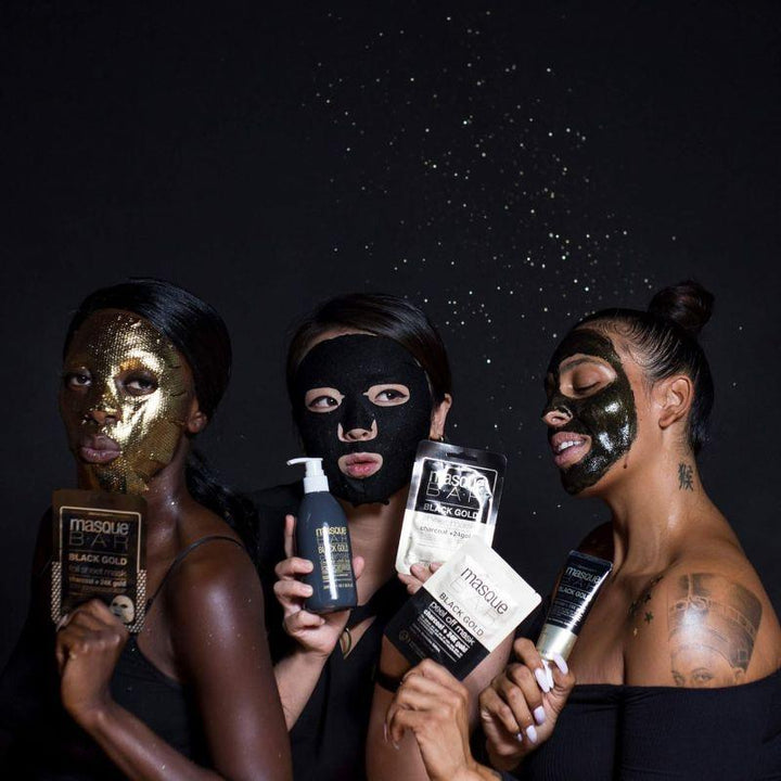Masque Bar Black Gold Sheet Mask – 22ml - Zrafh.com - Your Destination for Baby & Mother Needs in Saudi Arabia