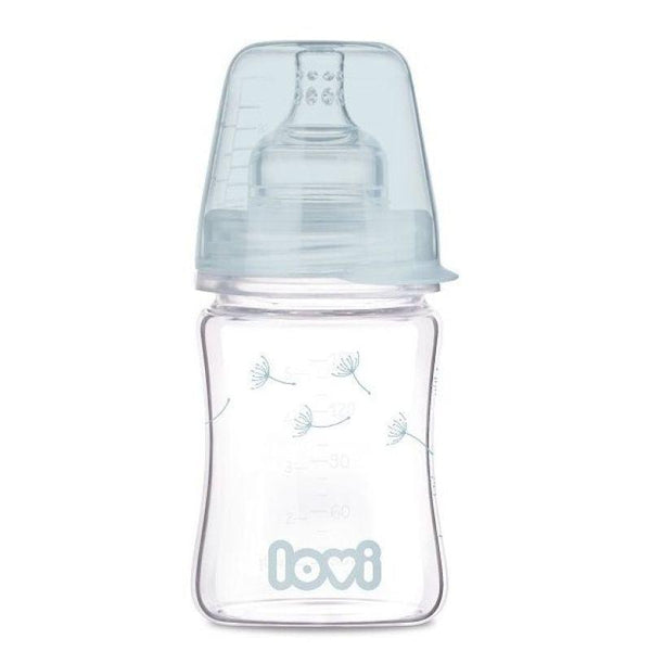 Lovi Diamond Glass Feeding Bottle - 150 ml - ZRAFH