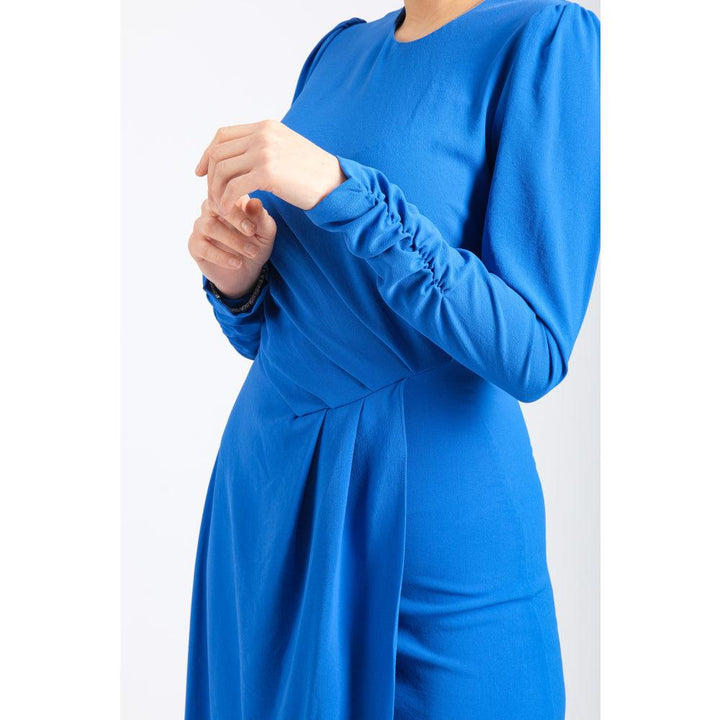 Londonella Women's Long Evening Dress with Long Sleeves - Blue - 100275 - Zrafh.com - Your Destination for Baby & Mother Needs in Saudi Arabia