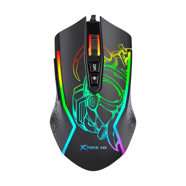 Xtrike me Wired Gaming Mouse - 6 Buttons  GM-327 - Zrafh.com - Your Destination for Baby & Mother Needs in Saudi Arabia