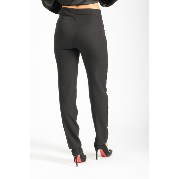 Londonella Women's Classic High-waisted Skinny Pants - Black - 100236 - Zrafh.com - Your Destination for Baby & Mother Needs in Saudi Arabia