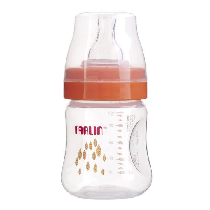 Farlin Plastic Wide Neck Feeding Bottle 150 ml - Orange - ZRAFH