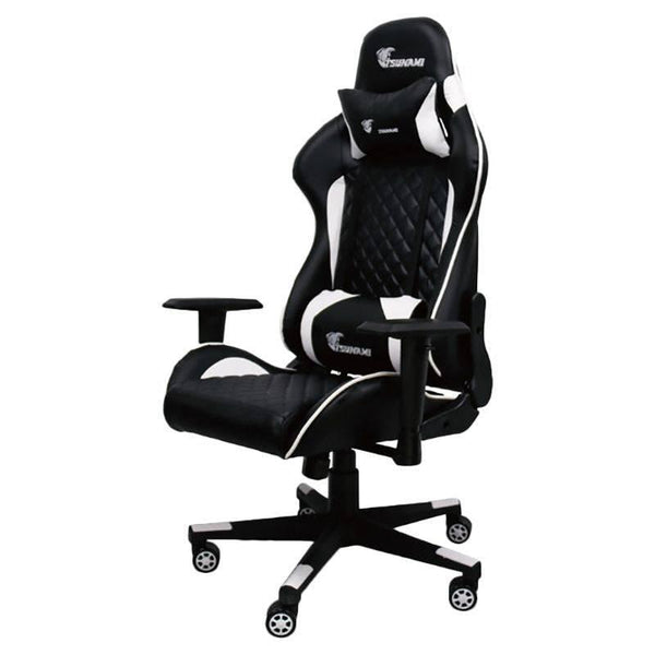 High Back Ergonomic Tsunami Gaming Chair - 29.7x21x21 cm - 27-55-8889-Black & White - ZRAFH