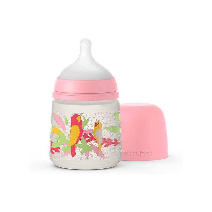 Suavinex Silicone Feeding Bottle - 150 ml - Zrafh.com - Your Destination for Baby & Mother Needs in Saudi Arabia