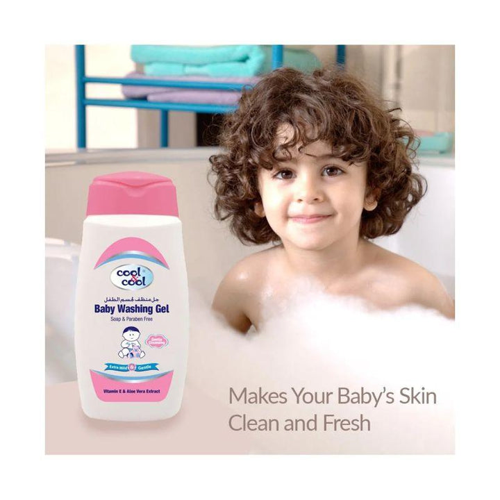 Cool & Cool Baby Washing Gel Pack of 4 -250 ml - Zrafh.com - Your Destination for Baby & Mother Needs in Saudi Arabia