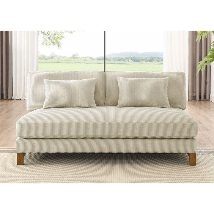 Modern Velvet 2 Seater Sofa - 200x85x85 cm - By Alhome - Zrafh.com - Your Destination for Baby & Mother Needs in Saudi Arabia