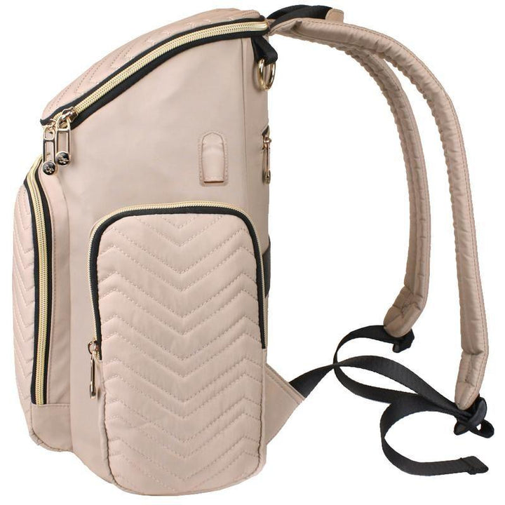 Little Story Georgia Diaper Bag With Changing Pad And Stroller Hooks - Zrafh.com - Your Destination for Baby & Mother Needs in Saudi Arabia