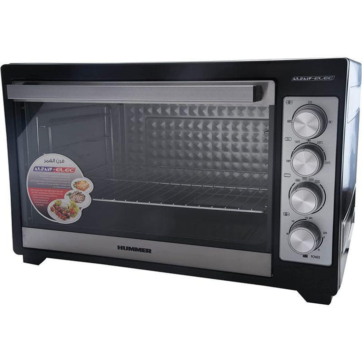Al Saif Stainless Steel Grill Oven with Rotisserie and Convection - Black & Silver - Zrafh.com - Your Destination for Baby & Mother Needs in Saudi Arabia