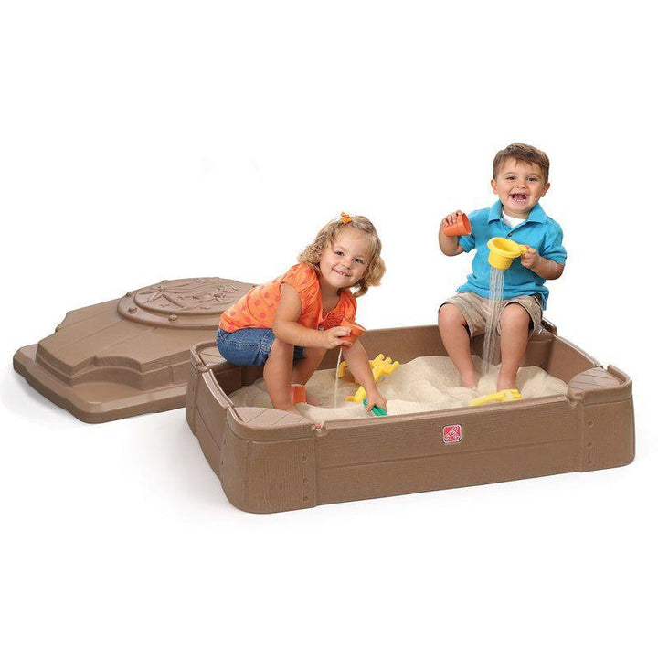 Step2 Sandbox For Play or Storage - Brown - Zrafh.com - Your Destination for Baby & Mother Needs in Saudi Arabia